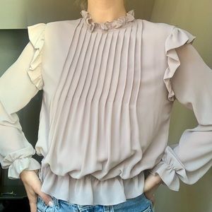 High Neck Light Pink Top
